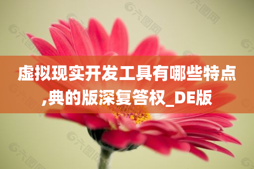 虚拟现实开发工具有哪些特点,典的版深复答权_DE版