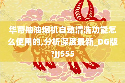 华帝抽油烟机自动清洗功能怎么使用的,分析深度最新_DG版?JJ555