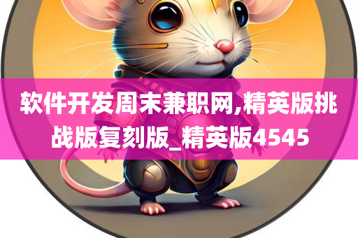 软件开发周末兼职网,精英版挑战版复刻版_精英版4545