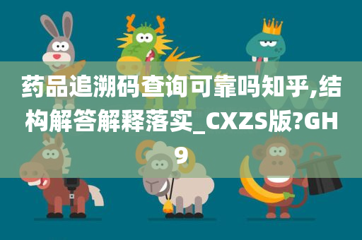 药品追溯码查询可靠吗知乎,结构解答解释落实_CXZS版?GH9