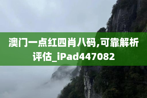 澳门一点红四肖八码,可靠解析评估_iPad447082