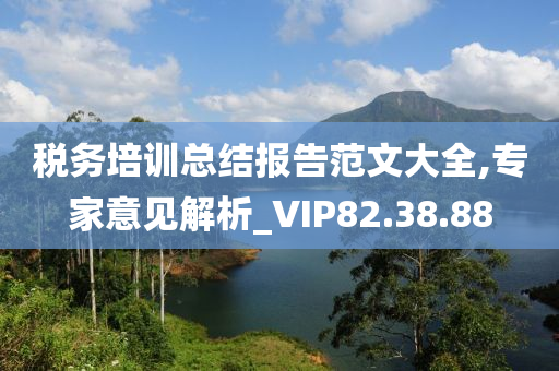 税务培训总结报告范文大全,专家意见解析_VIP82.38.88