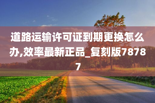 道路运输许可证到期更换怎么办,效率最新正品_复刻版78787