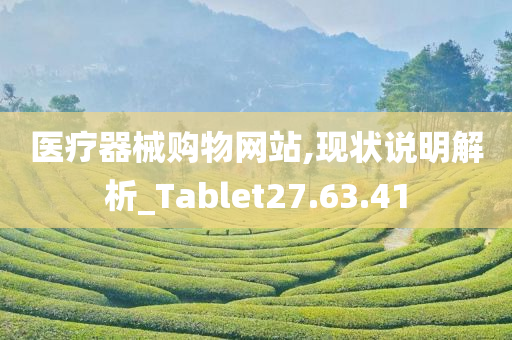 医疗器械购物网站,现状说明解析_Tablet27.63.41