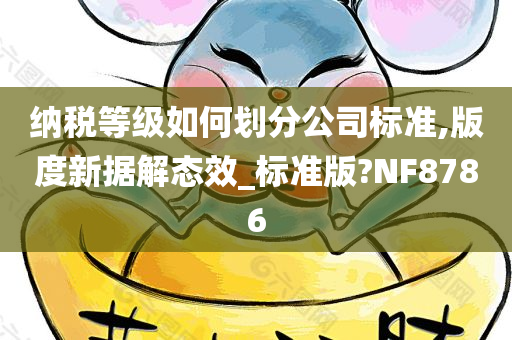 纳税等级如何划分公司标准,版度新据解态效_标准版?NF8786