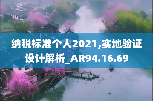 纳税标准个人2021,实地验证设计解析_AR94.16.69