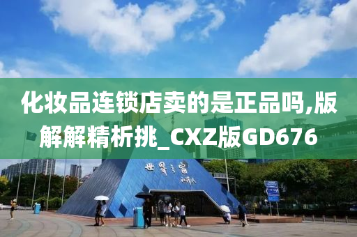 化妆品连锁店卖的是正品吗,版解解精析挑_CXZ版GD676