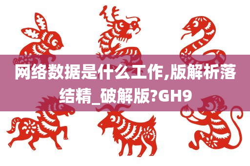 网络数据是什么工作,版解析落结精_破解版?GH9