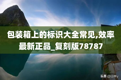 包装箱上的标识大全常见,效率最新正品_复刻版78787