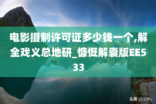 电影摄制许可证多少钱一个,解全戏义总地研_慷慨解囊版EE533