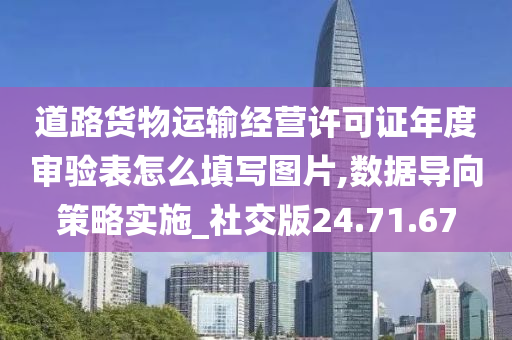 道路货物运输经营许可证年度审验表怎么填写图片,数据导向策略实施_社交版24.71.67