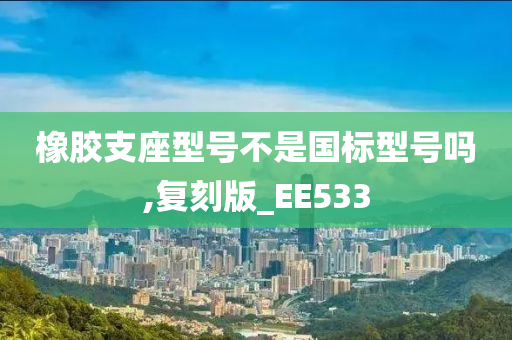 橡胶支座型号不是国标型号吗,复刻版_EE533