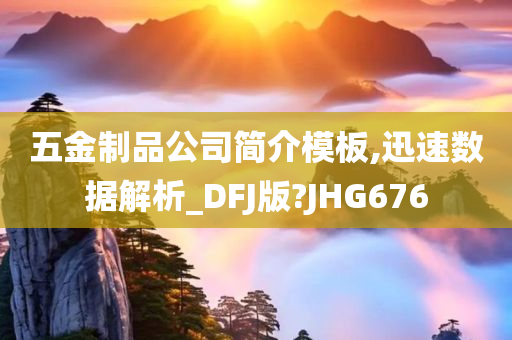 五金制品公司简介模板,迅速数据解析_DFJ版?JHG676