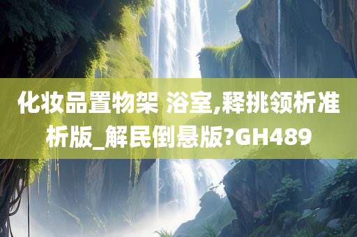 化妆品置物架 浴室,释挑领析准析版_解民倒悬版?GH489