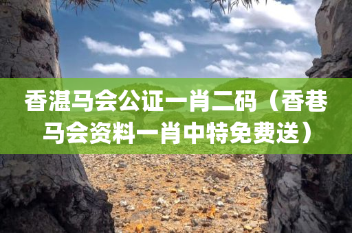 香湛马会公证一肖二码（香巷马会资料一肖中特免费送）