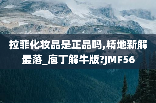 拉菲化妆品是正品吗,精地新解最落_庖丁解牛版?JMF56