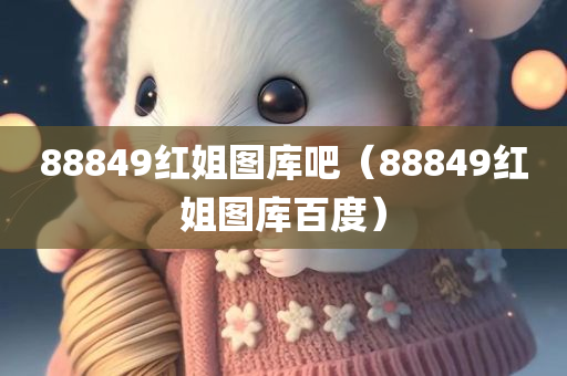 88849红姐图库吧（88849红姐图库百度）