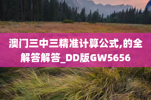 澳门三中三精准计算公式,的全解答解答_DD版GW5656