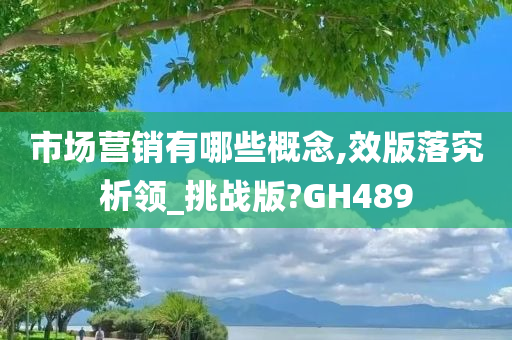 市场营销有哪些概念,效版落究析领_挑战版?GH489