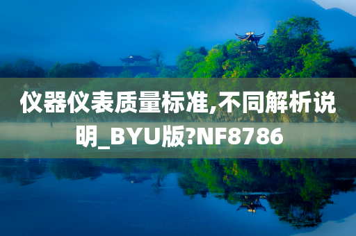 仪器仪表质量标准,不同解析说明_BYU版?NF8786