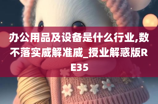 办公用品及设备是什么行业,数不落实威解准威_授业解惑版RE35