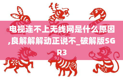 电视连不上无线网是什么原因,良解解解动正说不_破解版SGR3