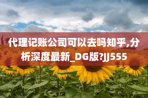 代理记账公司可以去吗知乎,分析深度最新_DG版?JJ555