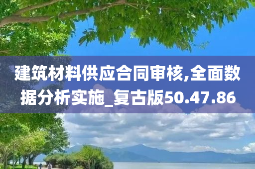 建筑材料供应合同审核,全面数据分析实施_复古版50.47.86