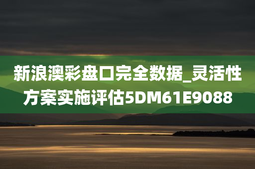 新浪澳彩盘口完全数据_灵活性方案实施评估5DM61E9088