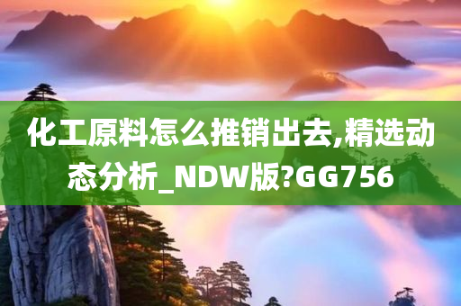 化工原料怎么推销出去,精选动态分析_NDW版?GG756