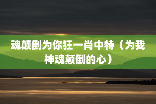 魂颠倒为你狂一肖中特（为我神魂颠倒的心）