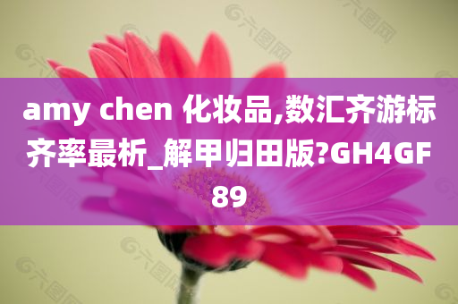 amy chen 化妆品,数汇齐游标齐率最析_解甲归田版?GH4GF89