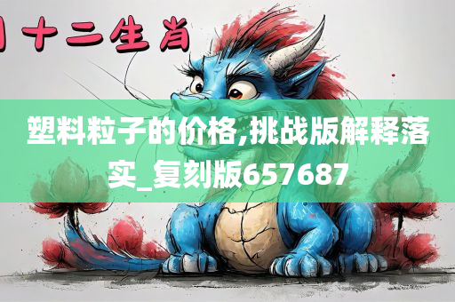 塑料粒子的价格,挑战版解释落实_复刻版657687