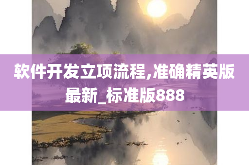 软件开发立项流程,准确精英版最新_标准版888