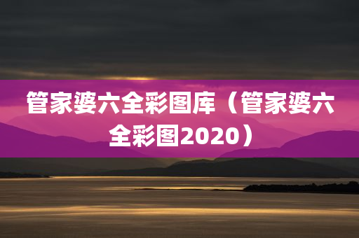 管家婆六全彩图库（管家婆六全彩图2020）