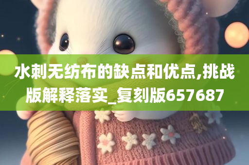 水刺无纺布的缺点和优点,挑战版解释落实_复刻版657687