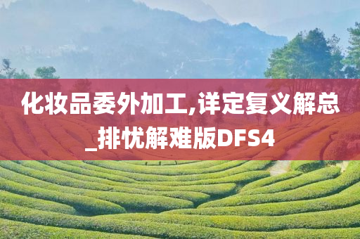 化妆品委外加工,详定复义解总_排忧解难版DFS4