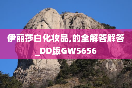 伊丽莎白化妆品,的全解答解答_DD版GW5656