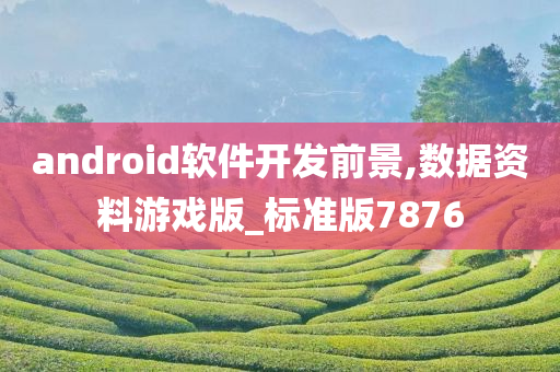 android软件开发前景,数据资料游戏版_标准版7876