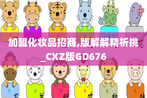 加盟化妆品招商,版解解精析挑_CXZ版GD676