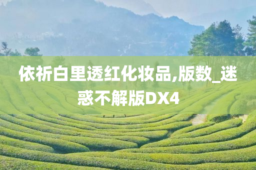 依祈白里透红化妆品,版数_迷惑不解版DX4