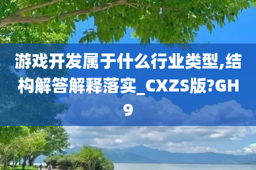 游戏开发属于什么行业类型,结构解答解释落实_CXZS版?GH9