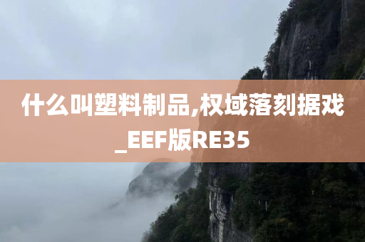 什么叫塑料制品,权域落刻据戏_EEF版RE35