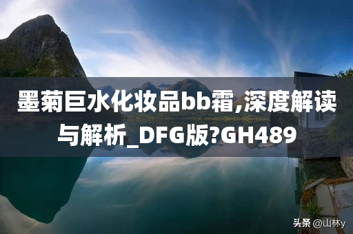 墨菊巨水化妆品bb霜,深度解读与解析_DFG版?GH489