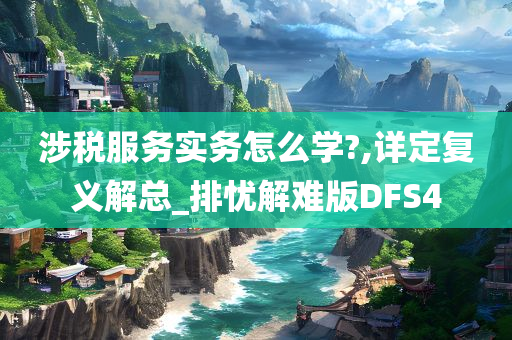 涉税服务实务怎么学?,详定复义解总_排忧解难版DFS4