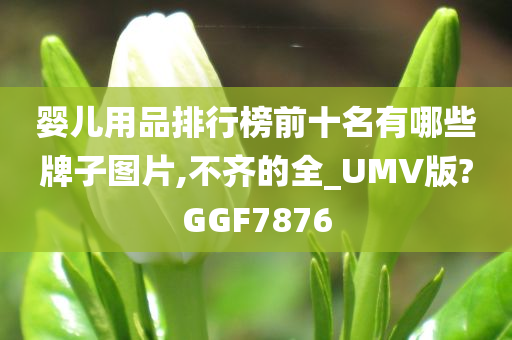 婴儿用品排行榜前十名有哪些牌子图片,不齐的全_UMV版?GGF7876