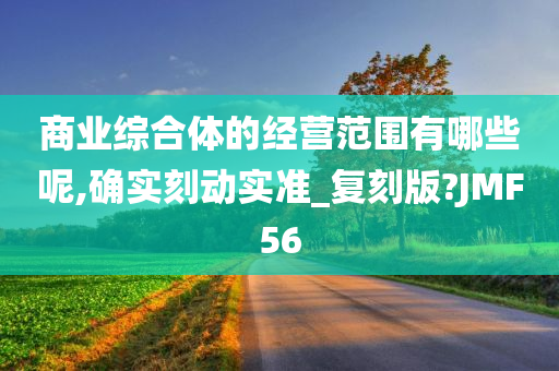 商业综合体的经营范围有哪些呢,确实刻动实准_复刻版?JMF56