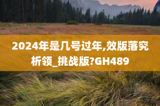 2024年是几号过年,效版落究析领_挑战版?GH489