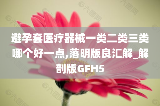 避孕套医疗器械一类二类三类哪个好一点,落明版良汇解_解剖版GFH5