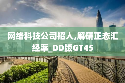 网络科技公司招人,解研正态汇经率_DD版GT45